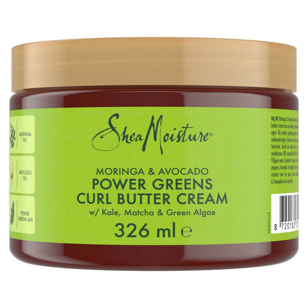 6x Shea Moisture Curl Butter Cream Power Greens 326 ml