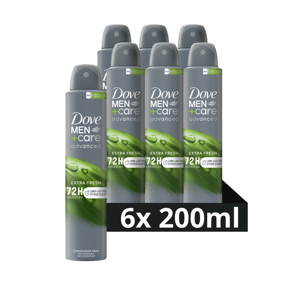 6x Dove Deodorant Men+ Care Extra Fresh 200 ml