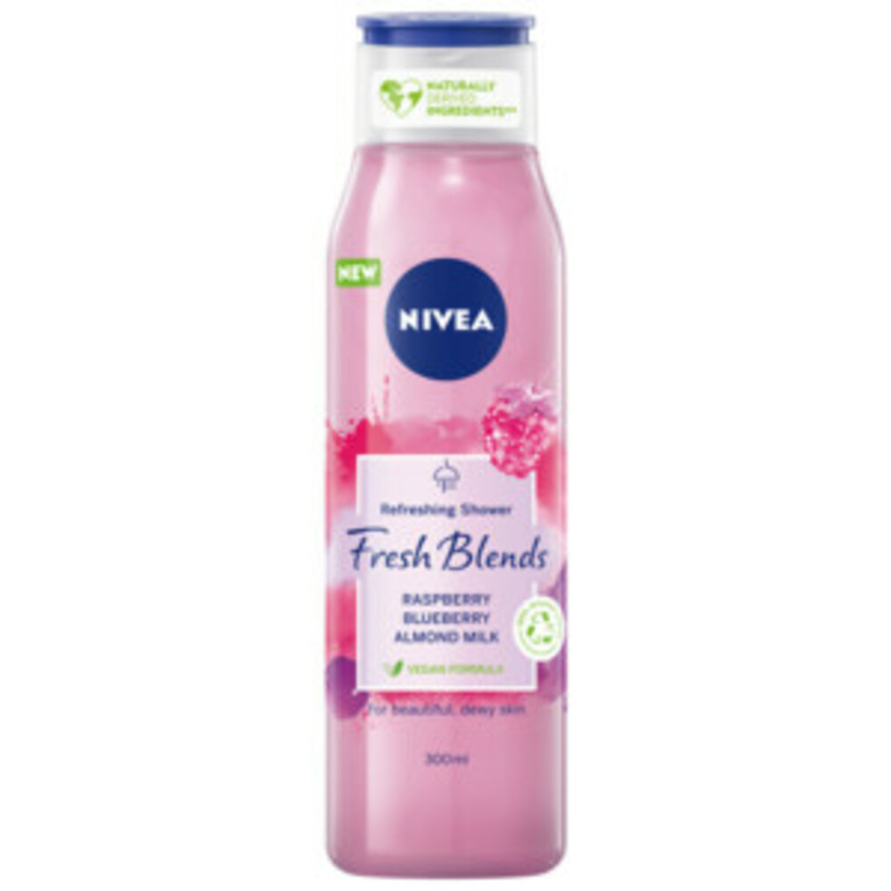 Nivea Fresh Blends Douchegel Raspberry 300 ml