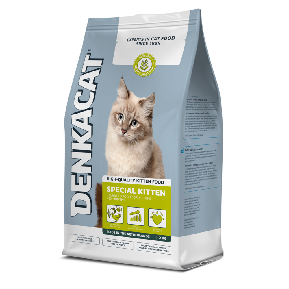 8x Denkacat Special Kitten Kattenvoer 1,25 kg