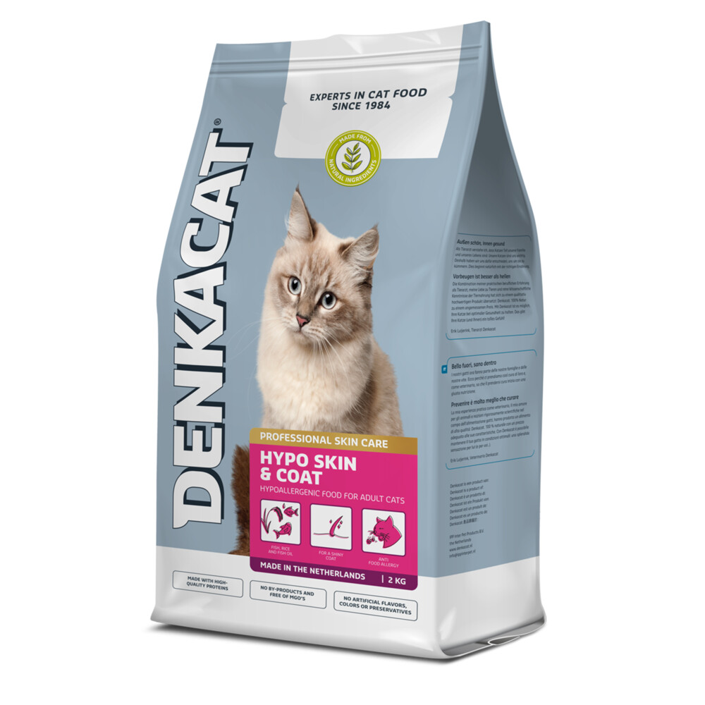 Denkacat Hypo Skin&Coat Kattenvoer 1,25 kg