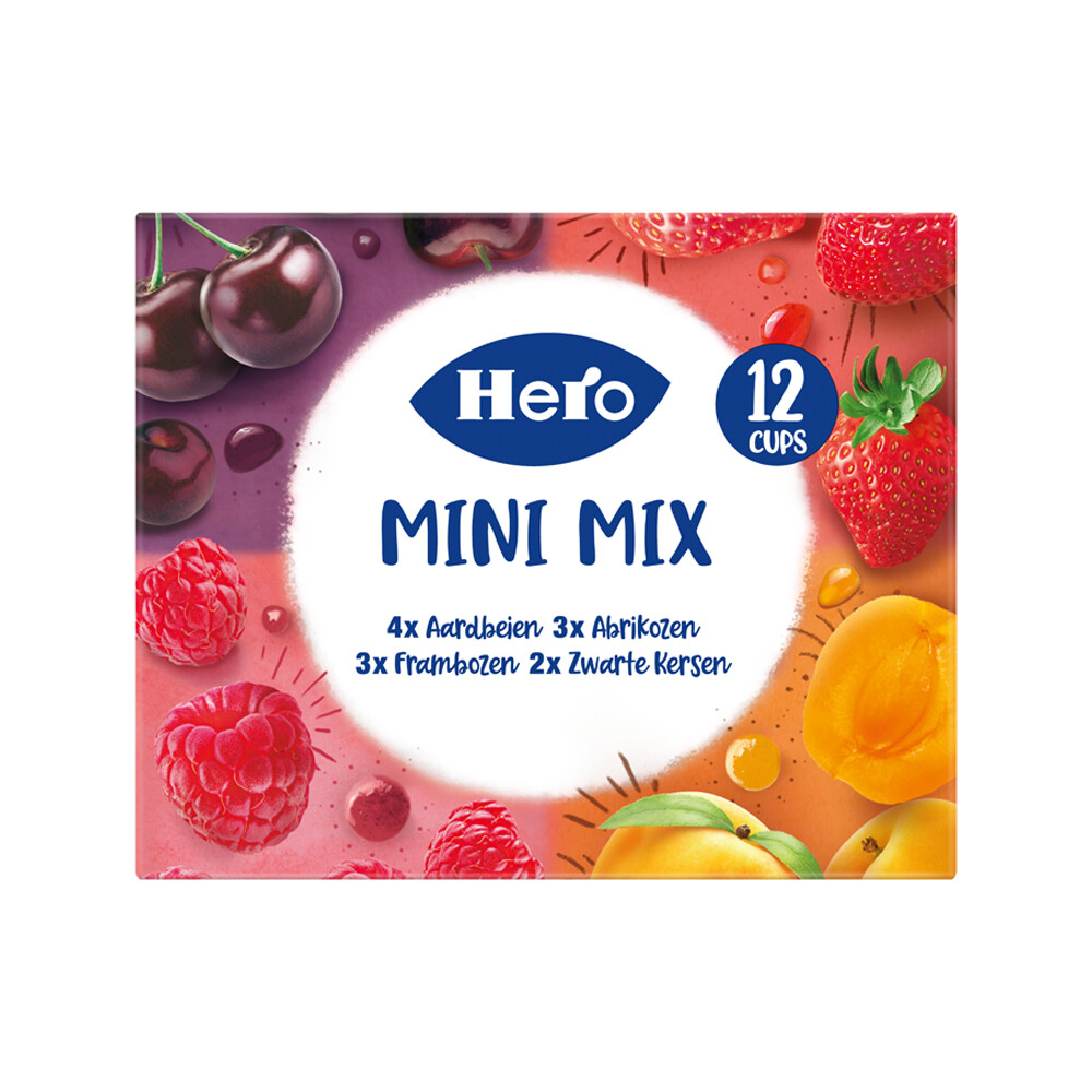 3x Hero Jam Variatie Cups 10x25 gr