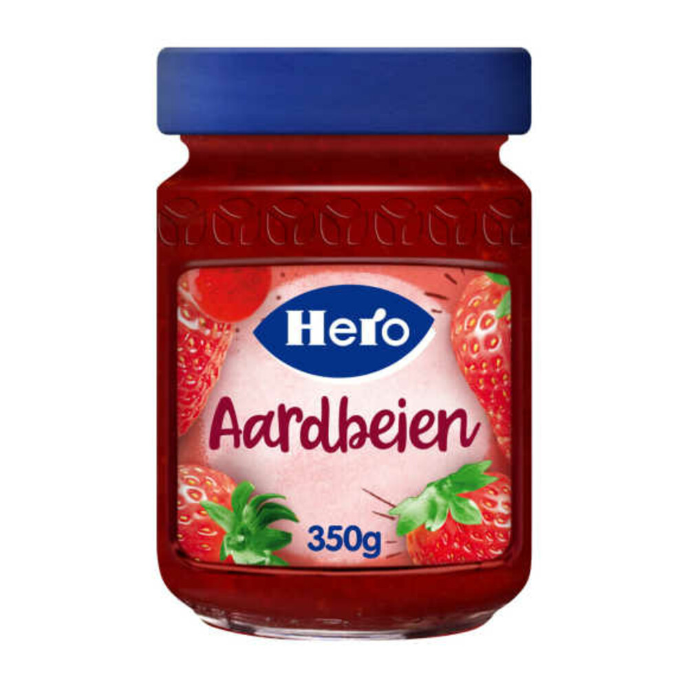 Hero Fruitspread Aardbeien 350 gr