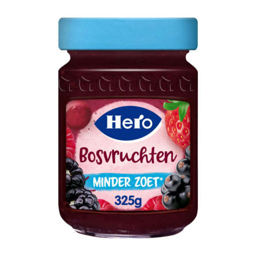 Hero Jam Minder Zoet Bosvruchten 325 gr