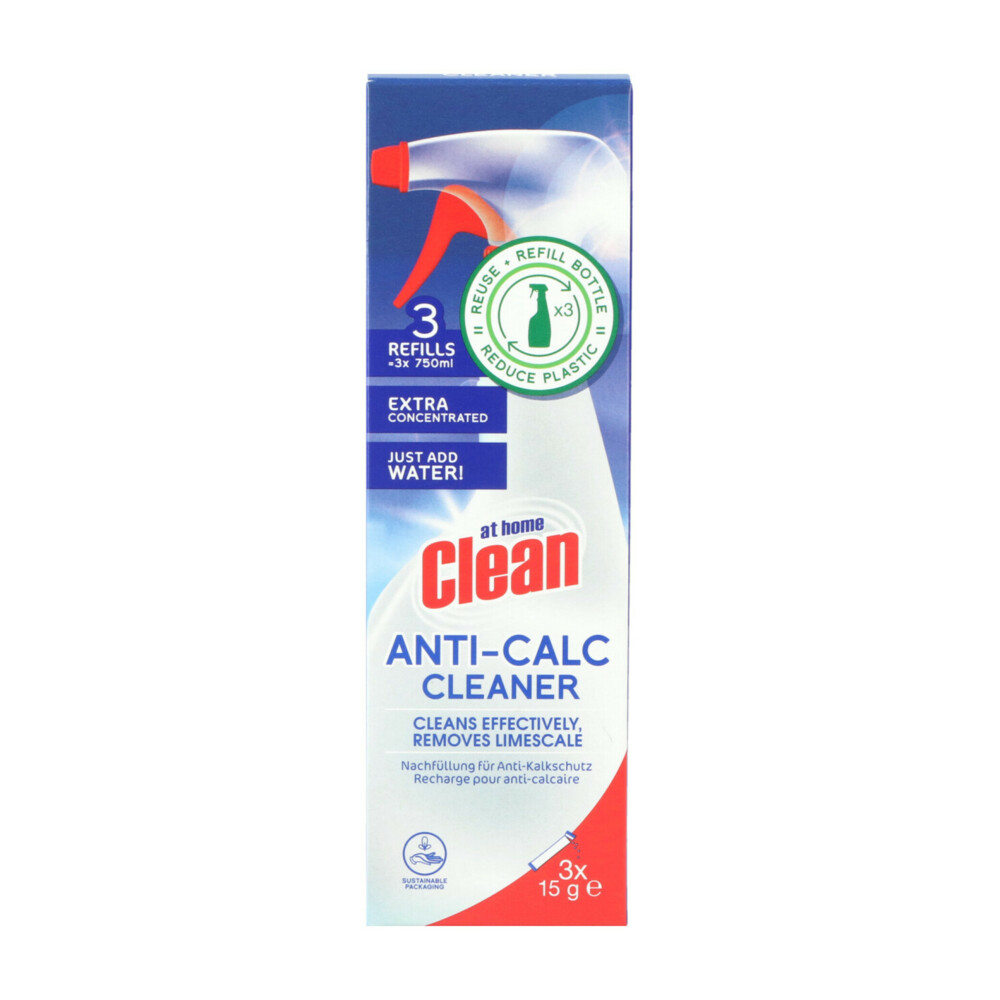 4x At Home Anti-Calc Cleaner Navulling 3 x 15 gr