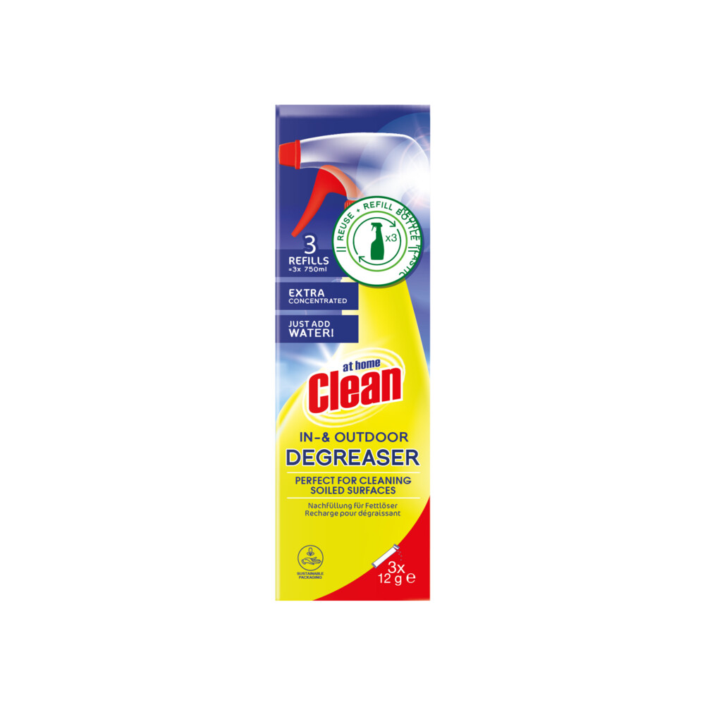 3x At Home Ontvetter Spray Navulling 3 x 12 gr