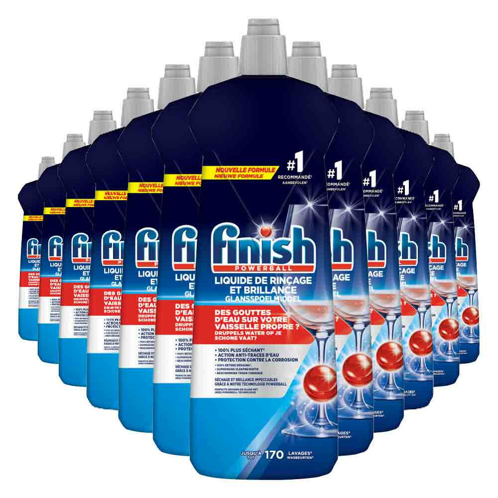 12x Finish Glansspoelmiddel Regular Dry Jet 800 ml