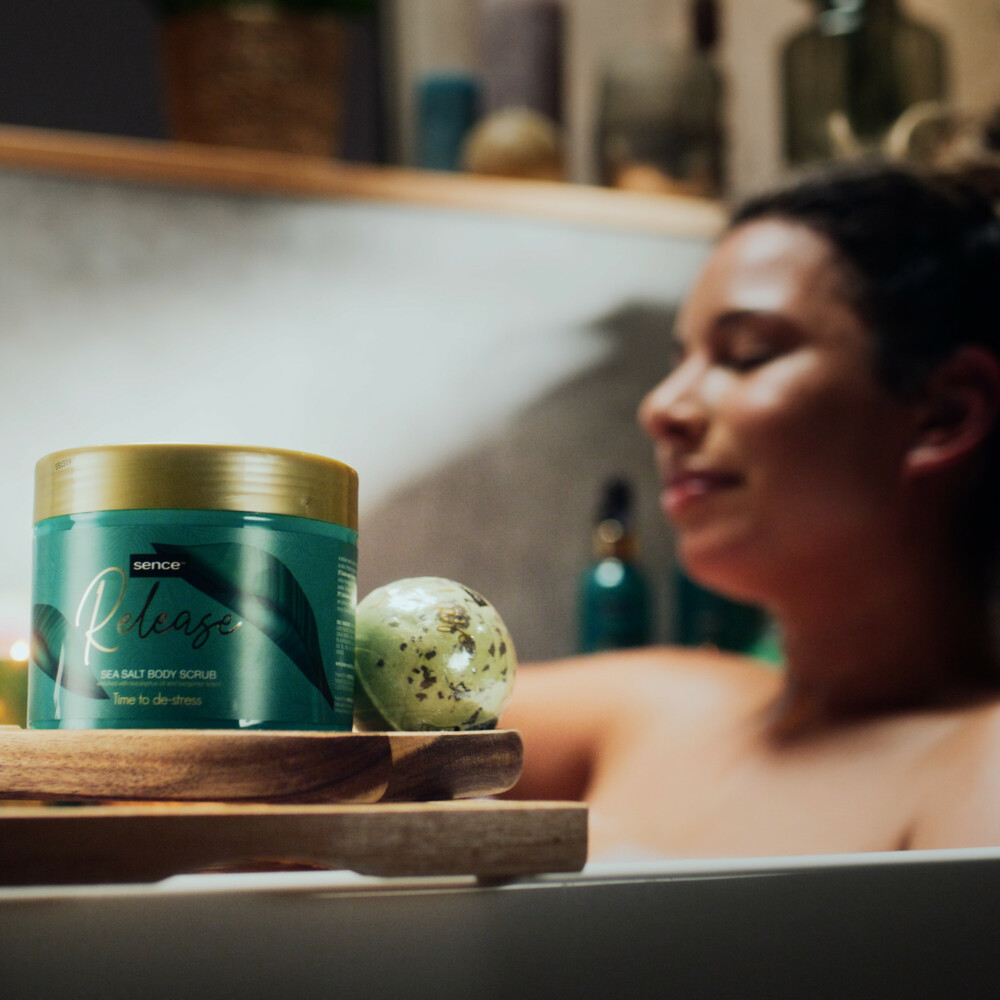 3x Sence Of Wellness Release Sea Salt Body Scrub Time To DeStress 500