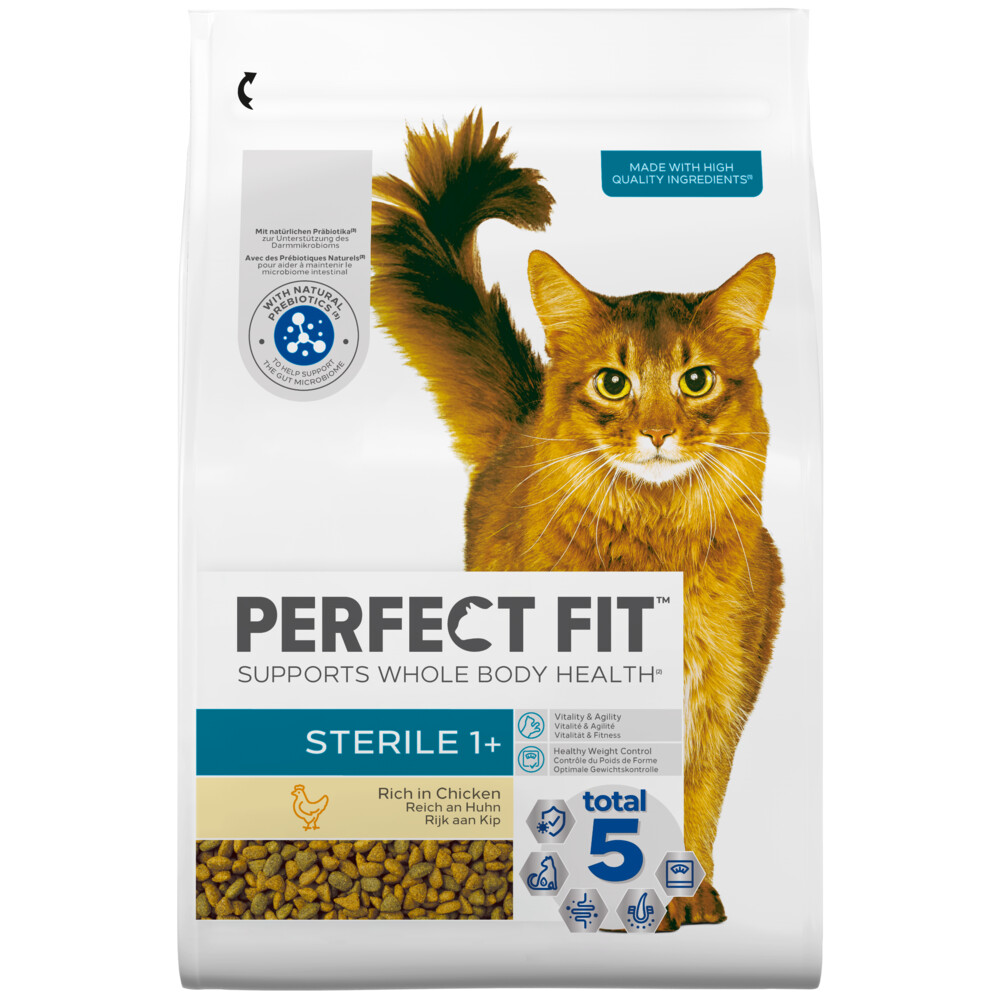 3x Perfect Fit Droogvoer Steriel Kip 2,8 kg