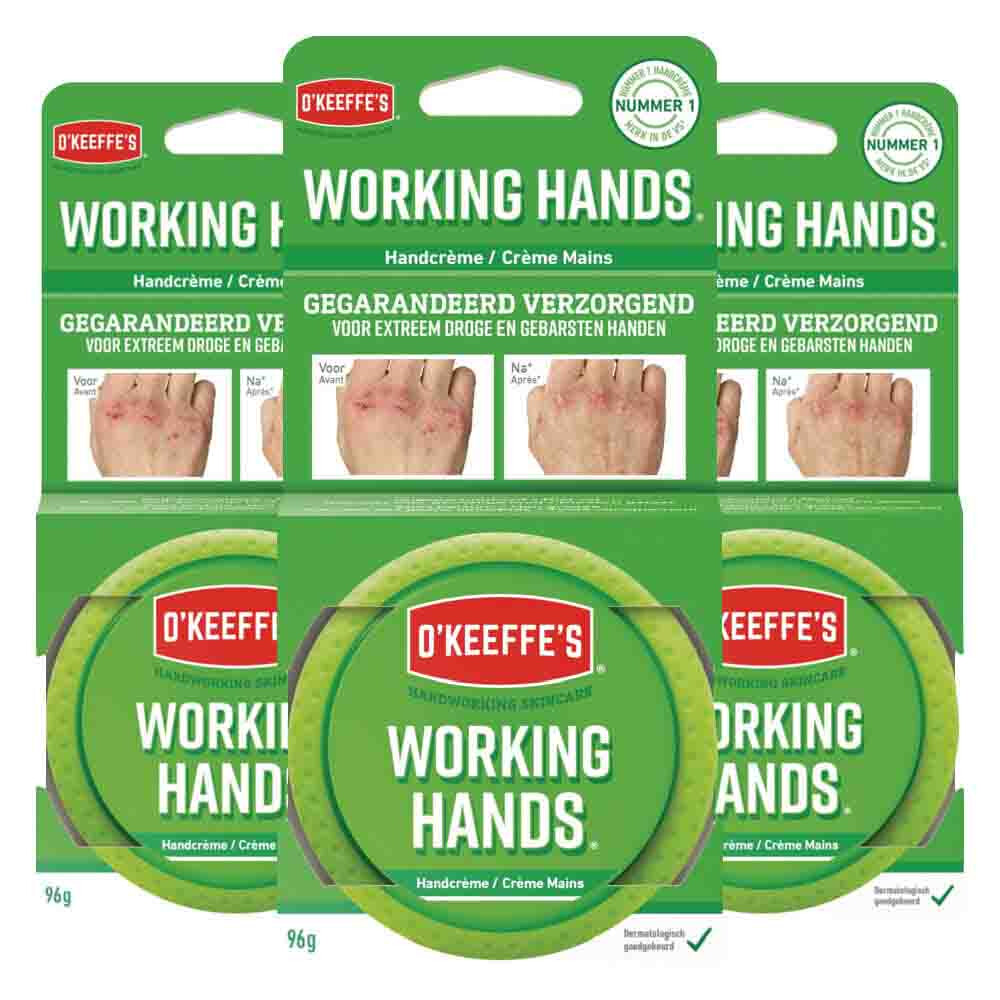 3x O'Keeffe's Working Hands 96 gr