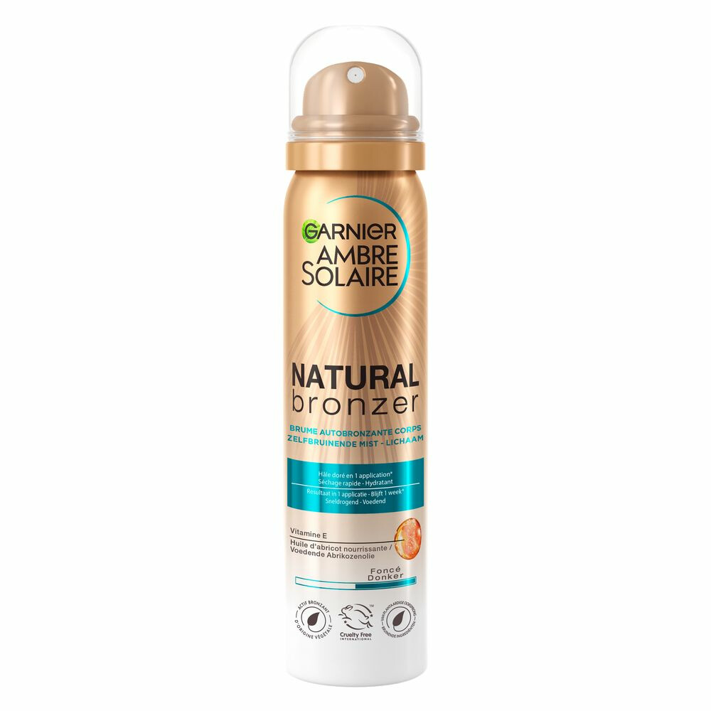 Garnier Ambre Solaire Natural Bronzer Zelfbruinende Spray Light 150 ml