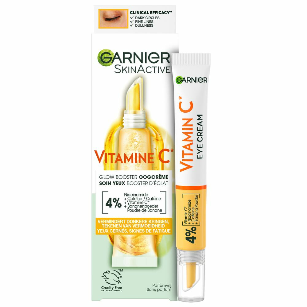 Garnier SkinActive Glow Booster Oogcrème met Vitamine C 15 ml