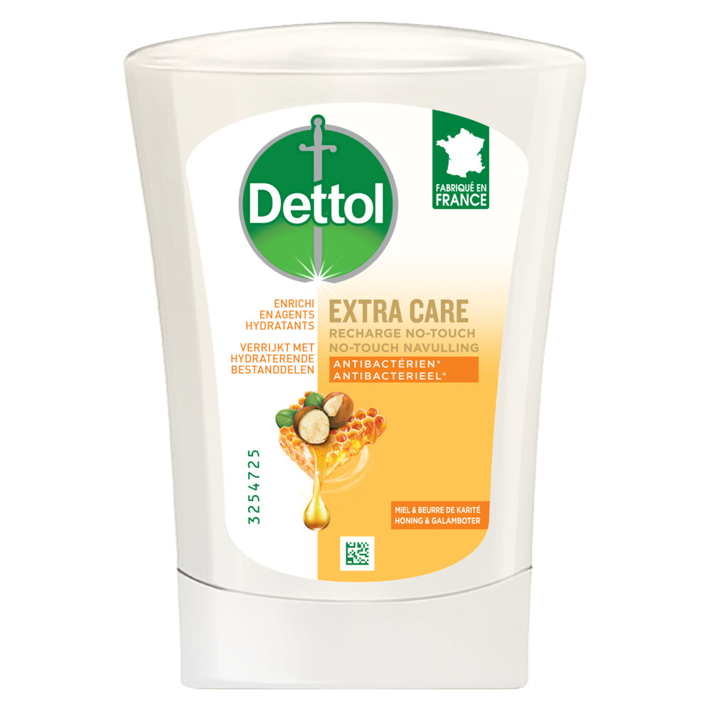 Sinds Wees tevreden nemen Dettol No-Touch Handzeep Refill Extra Care Honey & Sheabutter 250 ml |  Plein.nl