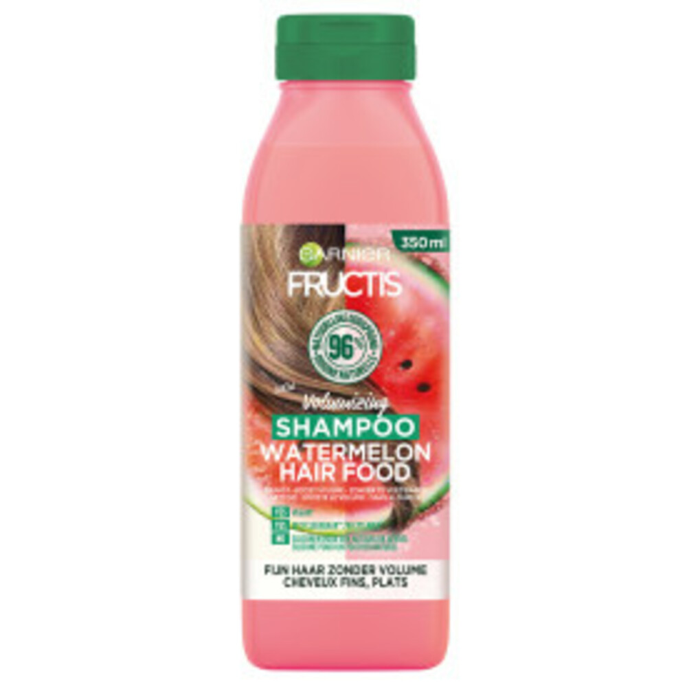 6x Garnier Fructis Hair Food Watermeloen Shampoo 350 ml