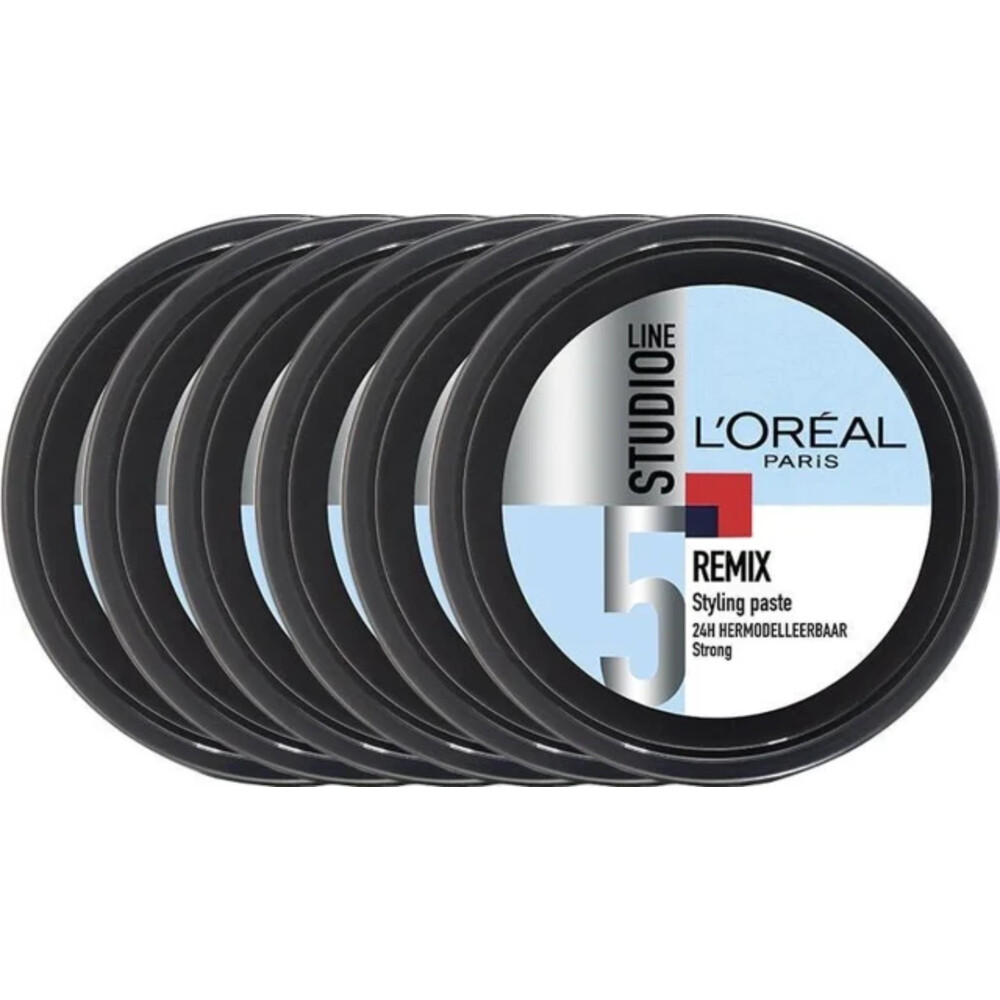 6x L'Oréal Studio Line Special FX Remix Paste 150 ml