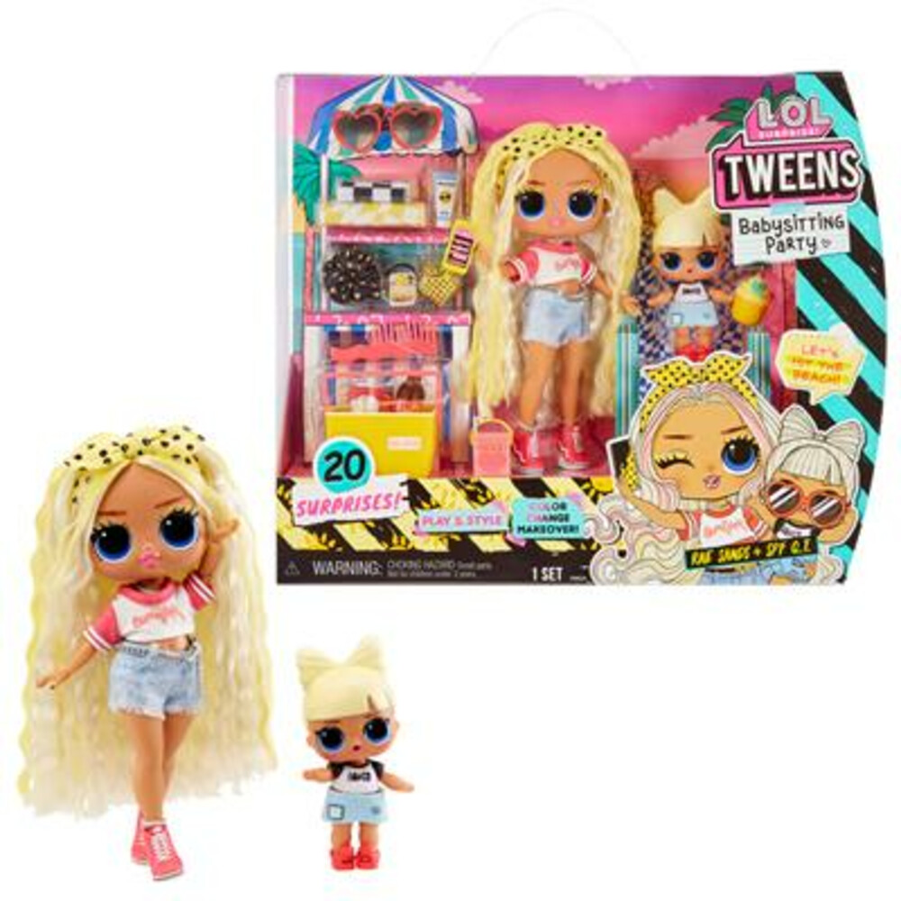 Test : LOL Surprise Tween Babysitting Soirée Pyjama Rae Sands & SPF QT Et Ses 20 Surprises