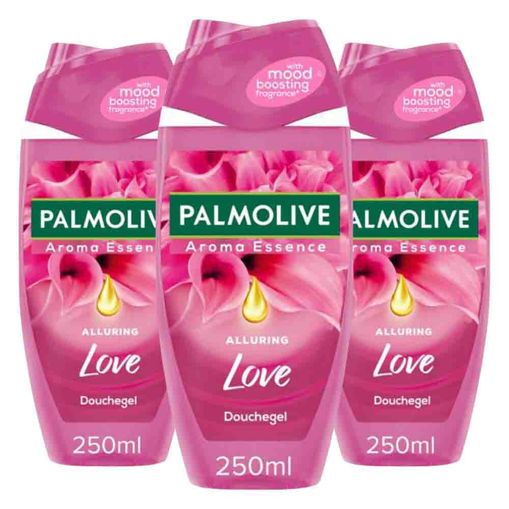 3x Palmolive Douchegel Aroma Essence Alluring Love 250 ml