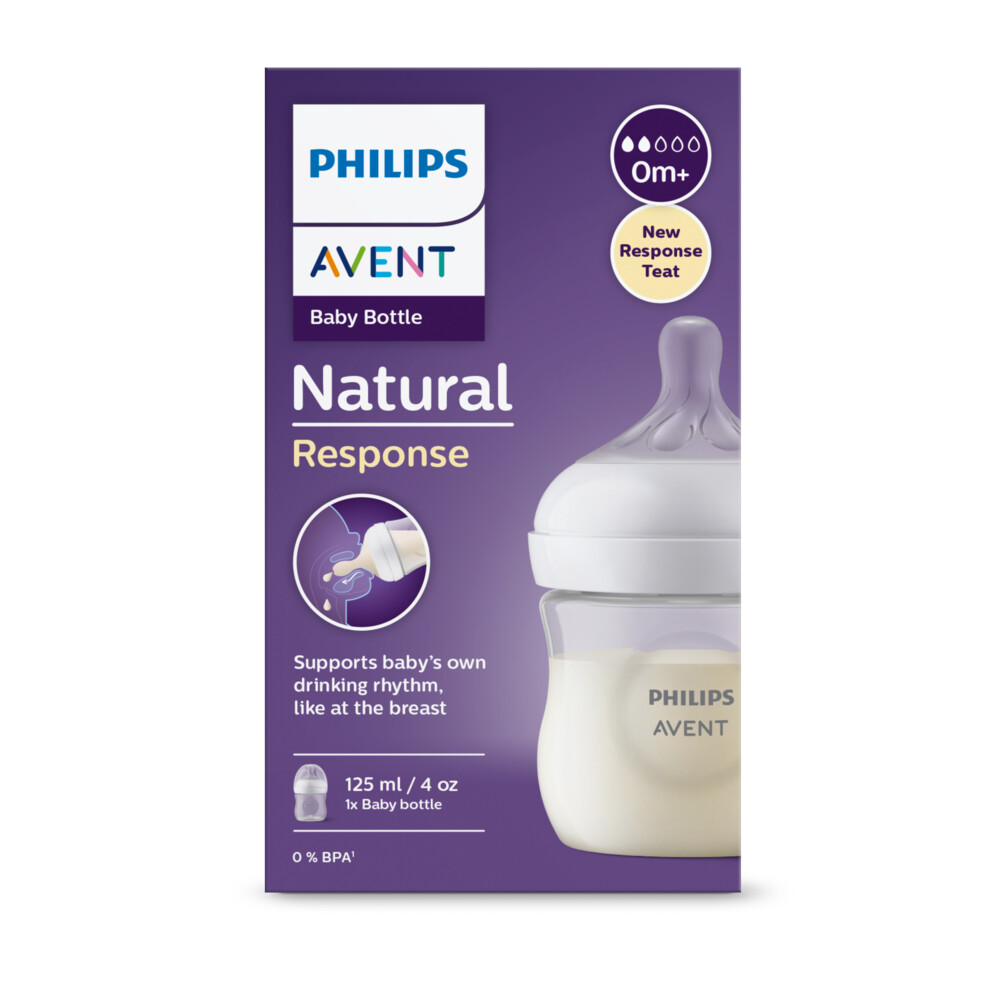 Philips Avent Babyfles Natural Response 1 stuk 125ml
