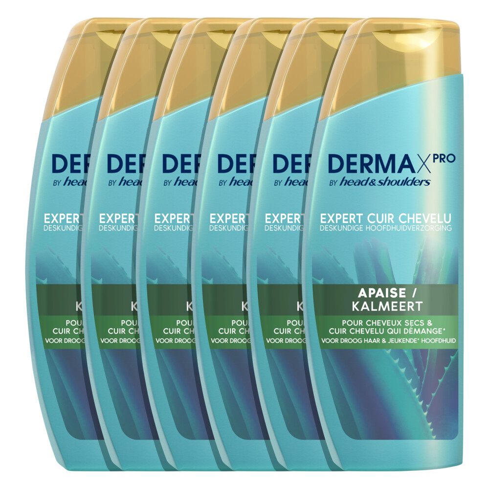 6x Head&Shoulders Anti-roos Shampoo DERMAxPRO 225 ml