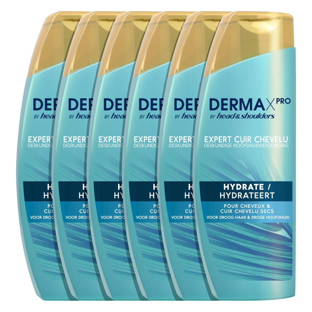 6x Head&Shoulders Anti-roos Shampoo DERMAxPRO 225 ml