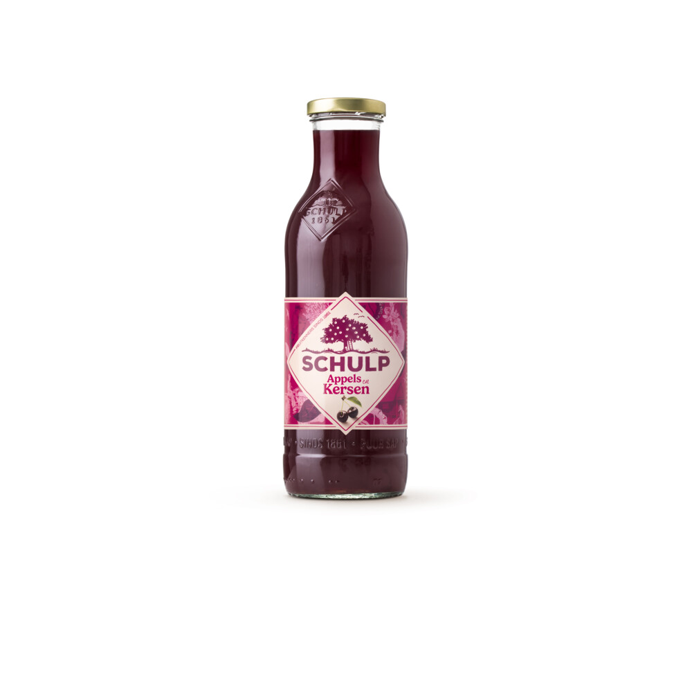 Schulp Appel&Kersensap Ambachtelijk 6 x 0,75 liter