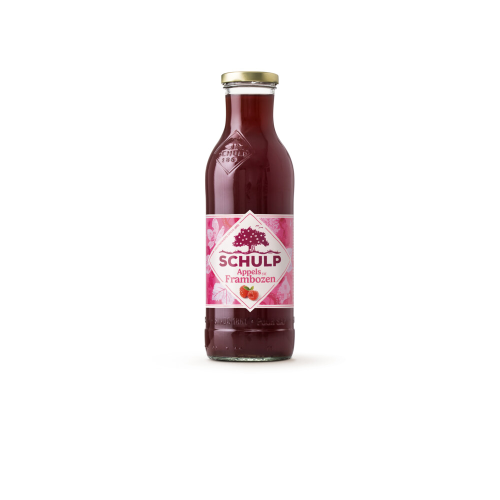 Schulp Appel&Frambozensap Ambachtelijk 6 x 0,75 liter