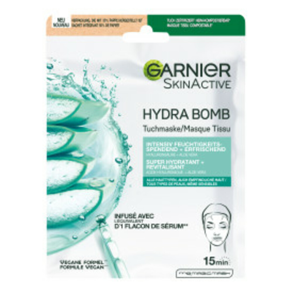 Garnier SkinActive Hydrabomb Tissue Gezichtsmasker