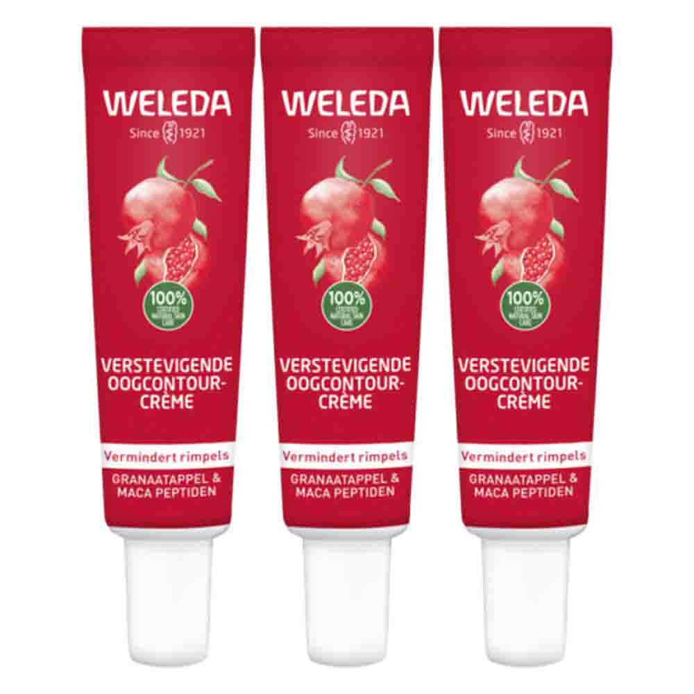 3x WELEDA Granaatappel & Maca Verstevigende Oogcontourcrème 12 ml