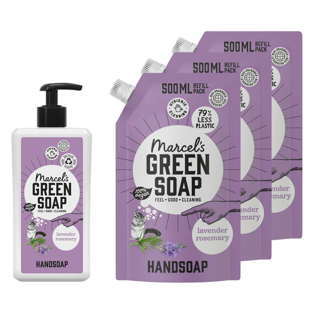 Marcel's Green Soap Lavendel&Rozemarijn Handzeep Pakket