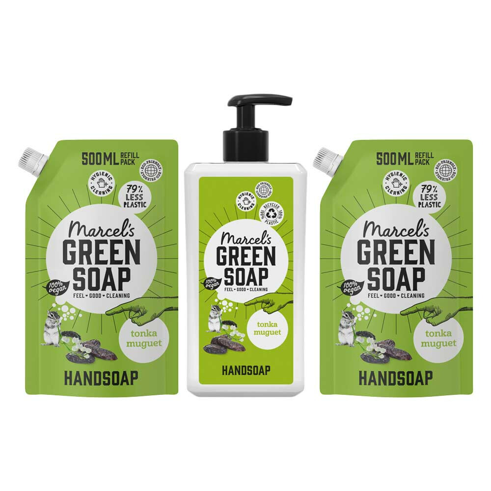 Marcel's Green Soap Tonka&Muguet Handzeep Pakket