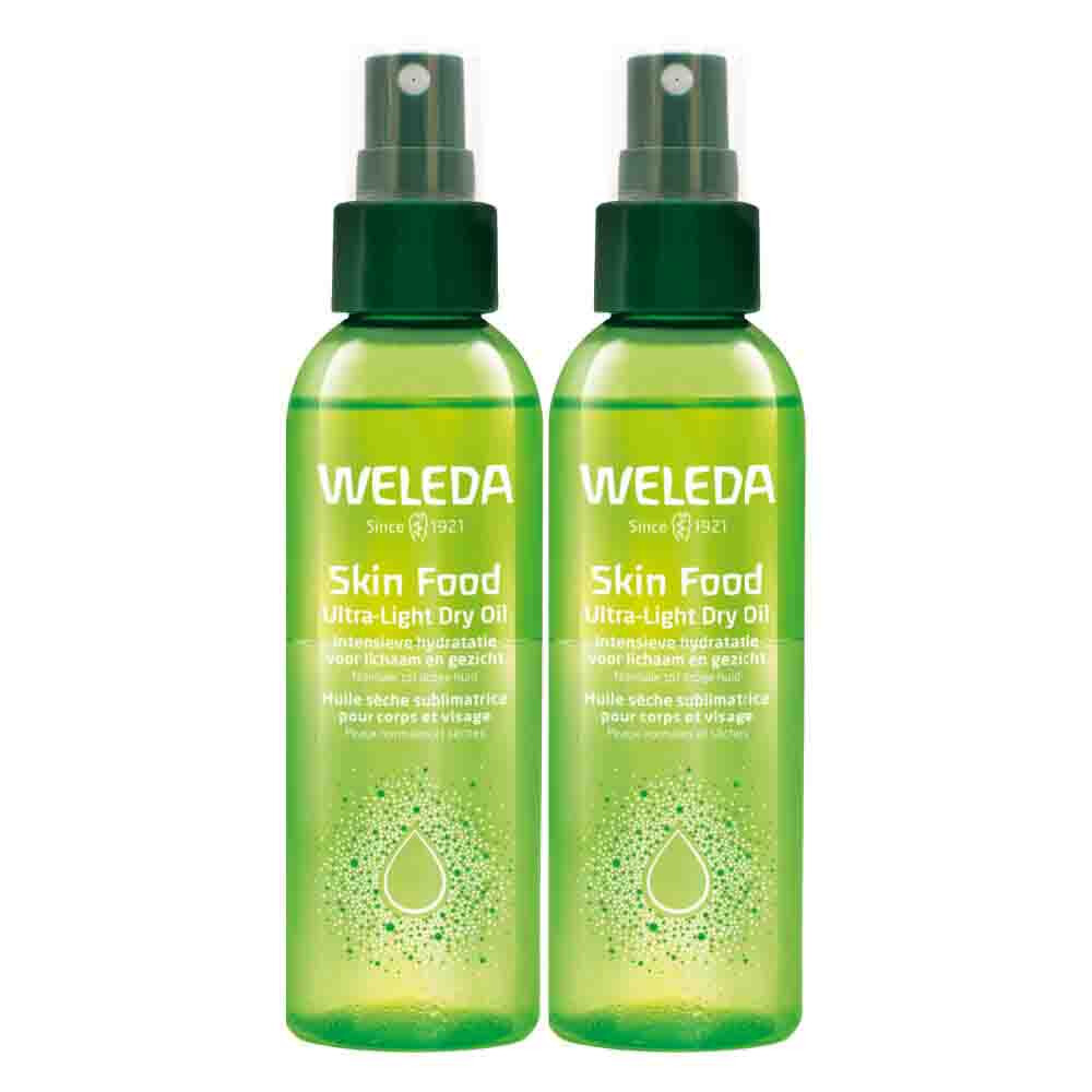 2x WELEDA Skin Food Ultra-Light Dry Oil 100 ml