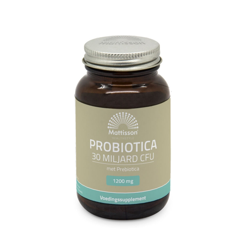 Gratis Verzending: 2x Mattisson Probiotica 30 Miljard CFU 1200mg 60 vegacapsules