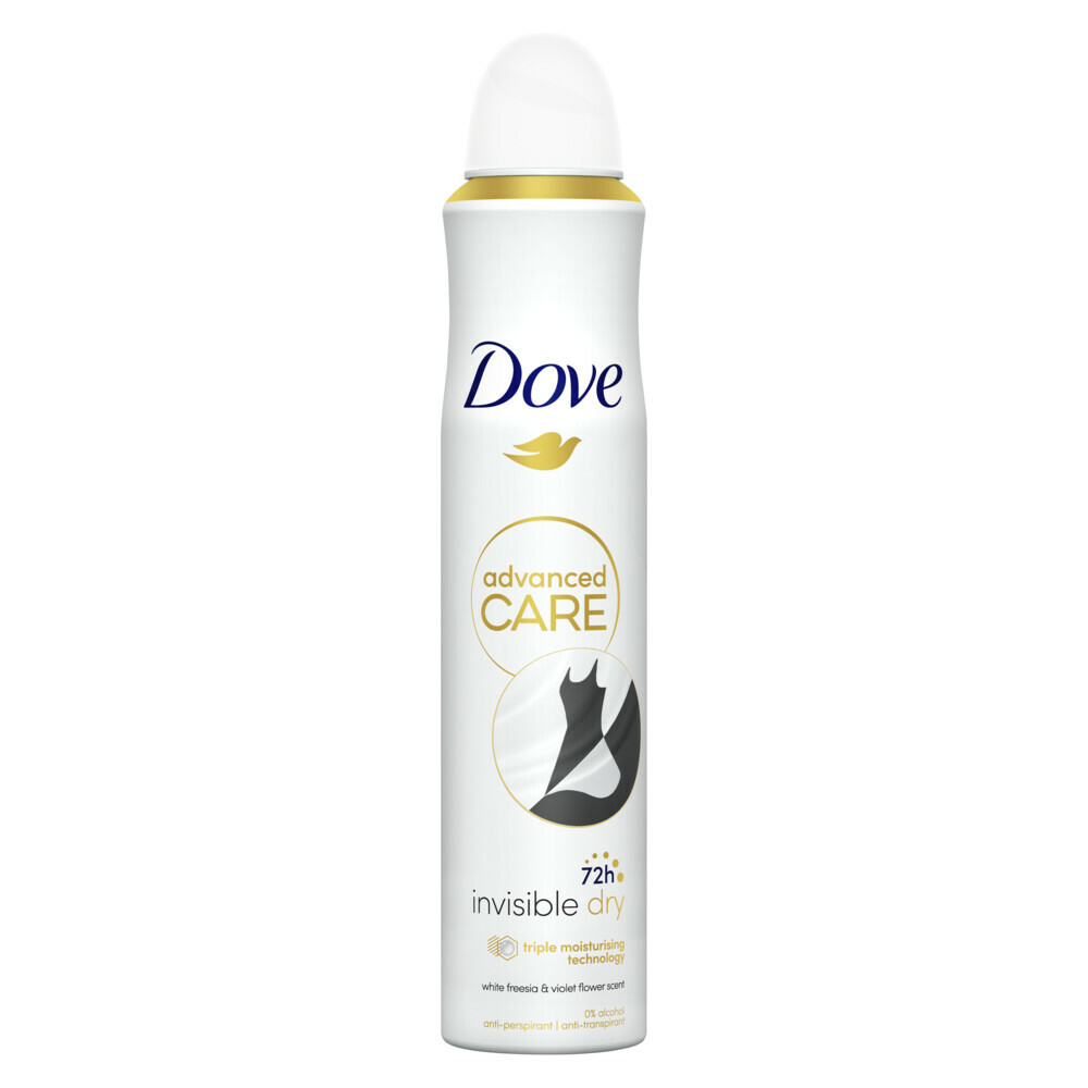 Dove Deodorant Spray Invisible Dry 200 ml