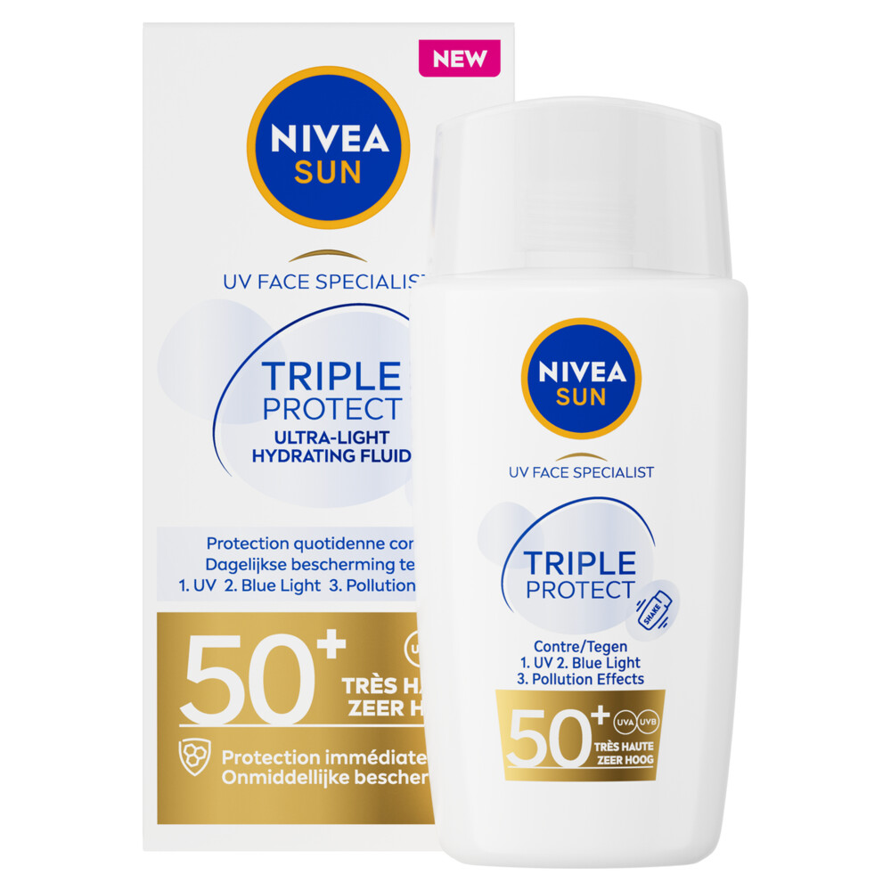 Nivea Sun Zonnebrandcréme Face Triple Protect SPF 50+ 40 ml