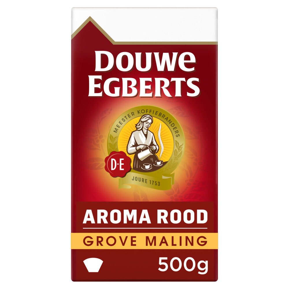 Douwe Egberts aroma rood grove maling (1 Pak van 500 gr)