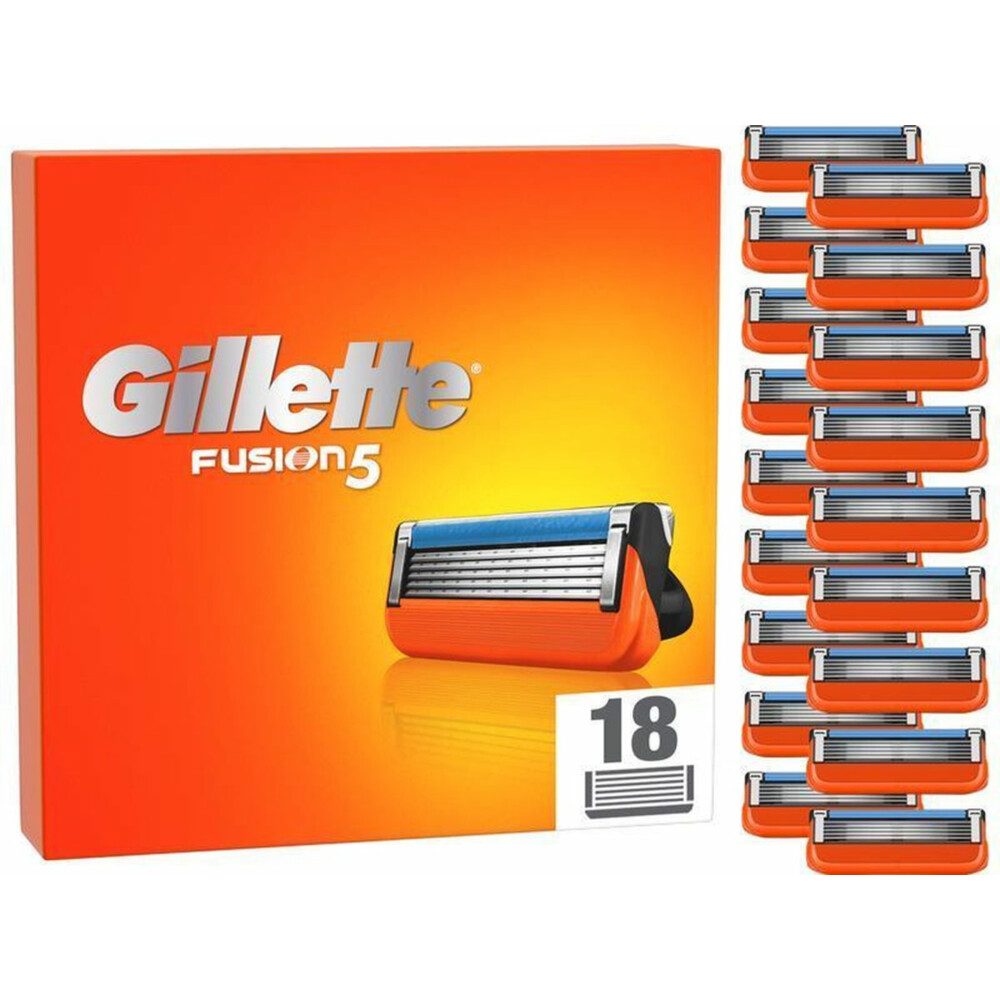 Gillette Scheermesjes Fusion 18 stuks aanbieding