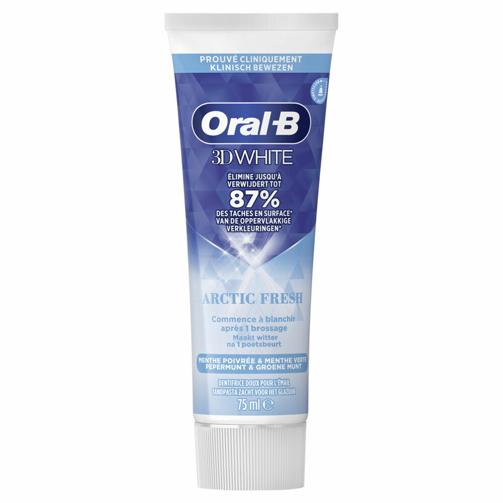 Oral-B Tandpasta 3D White Arctic Fresh 75 Ml | Plein.nl