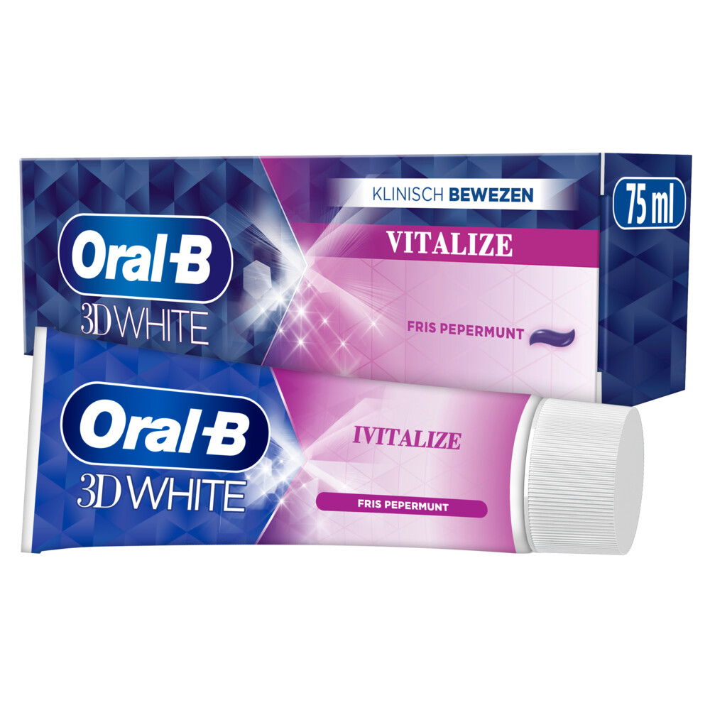 12x Oral-B Tandpasta 3D White Vitalize 75 ml