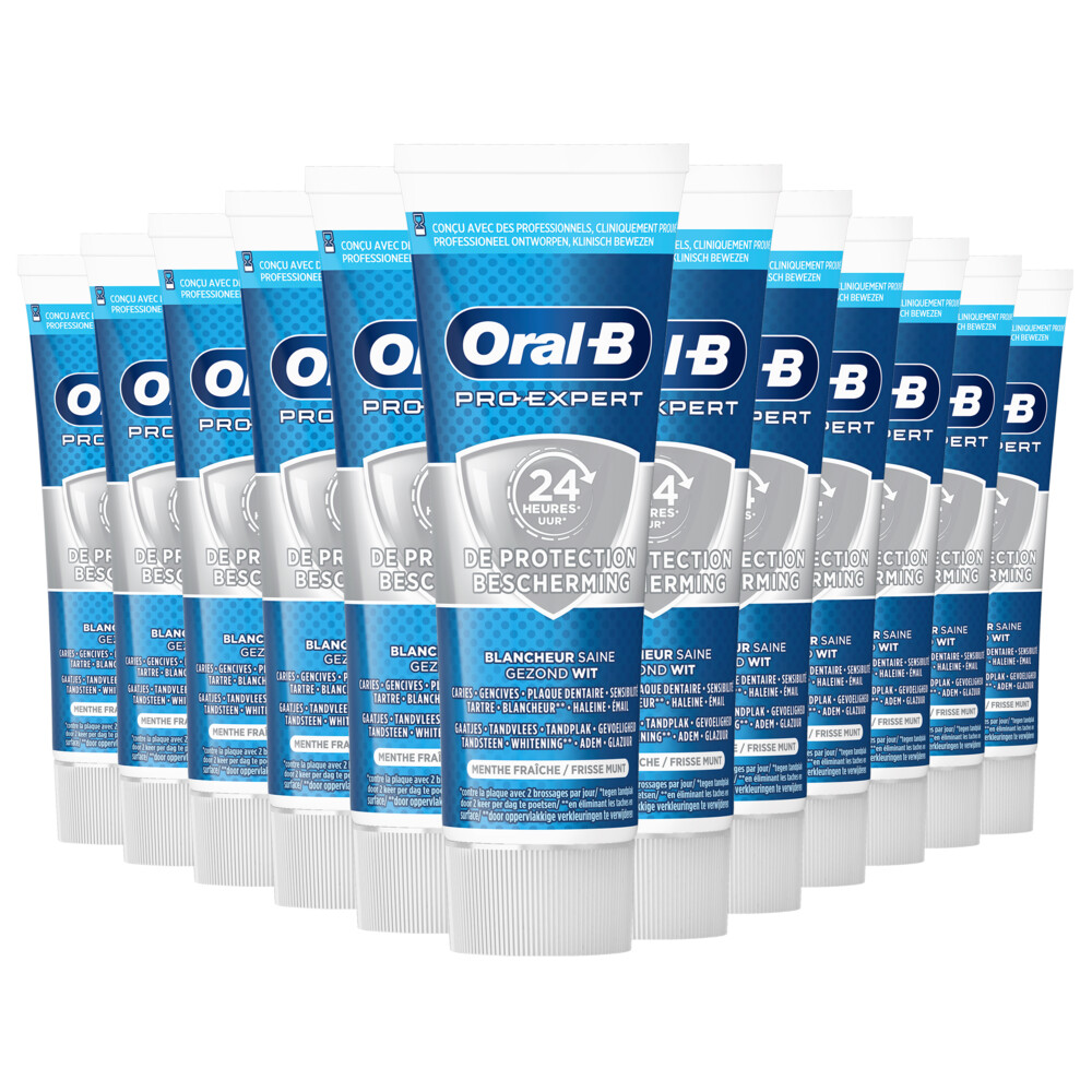 12x Oral-B Tandpasta Pro-Expert Gezond Wit 75 ml