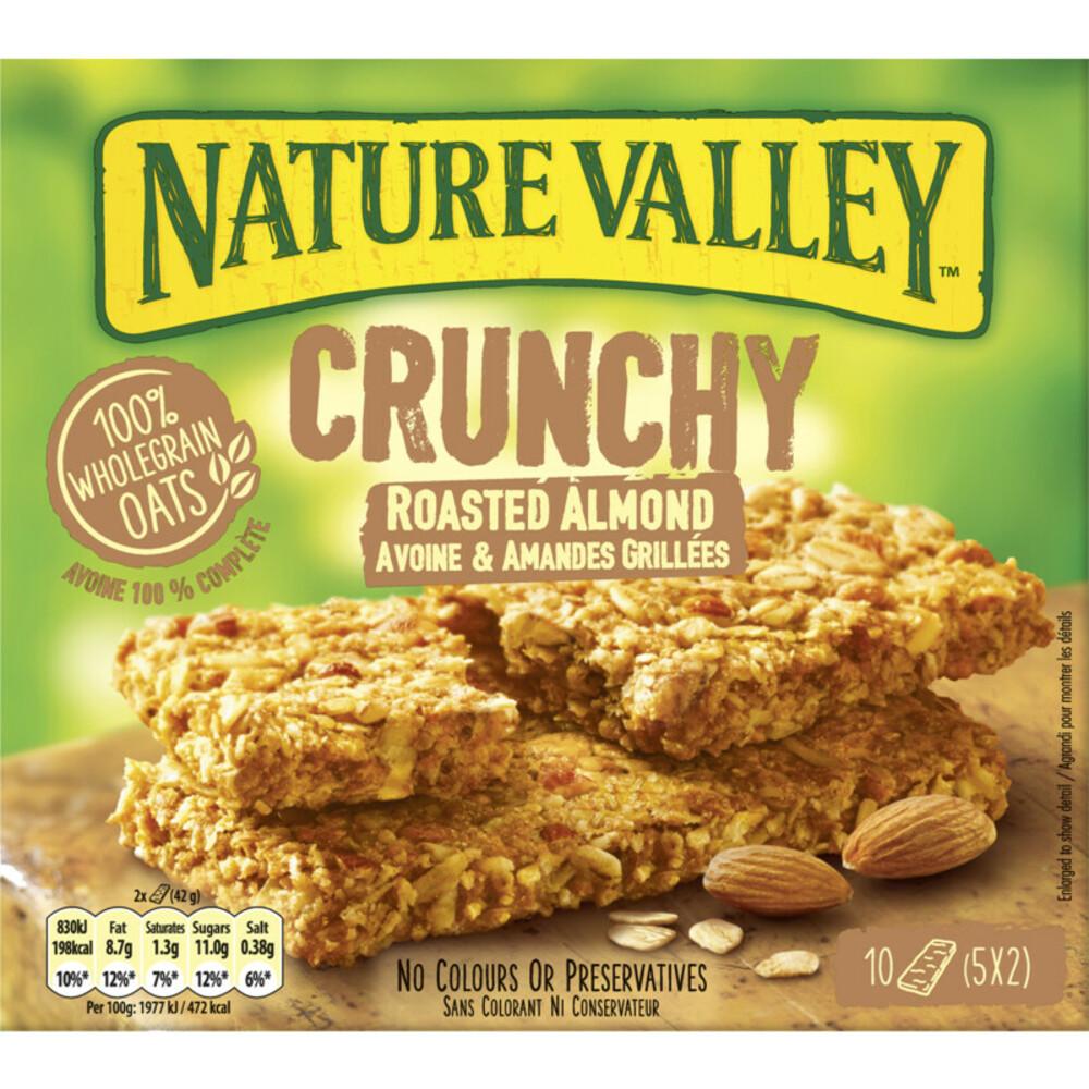 Nature Valley Crunchy Roasted Almond 5x2 stuks