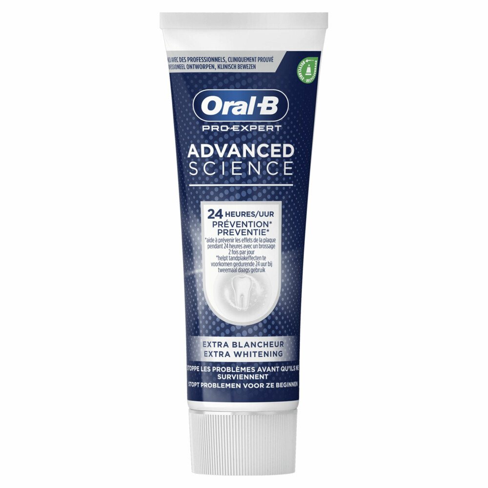 Oral-B Tandpasta Pro-Expert Advanced Science Extra White 75 Ml | Plein.nl