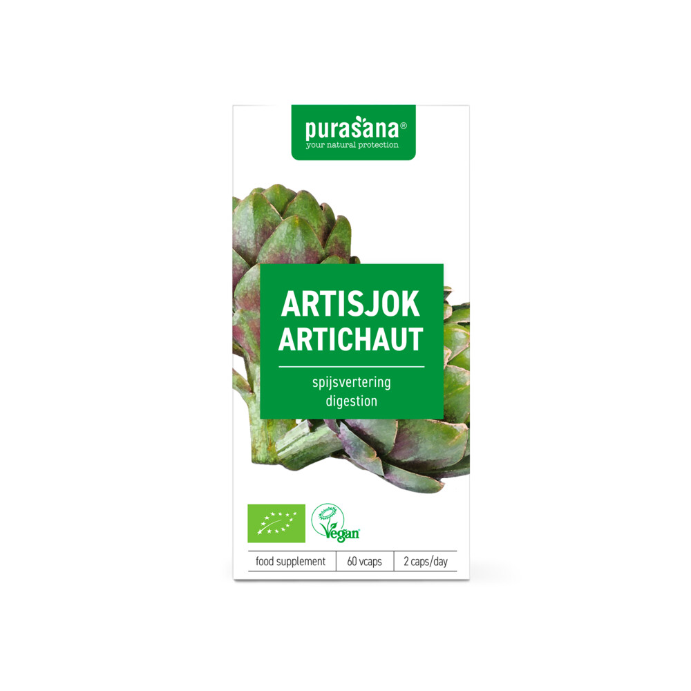 Gratis Verzending: Purasana Artisjok Extract 300 mg 60 vegacapsules