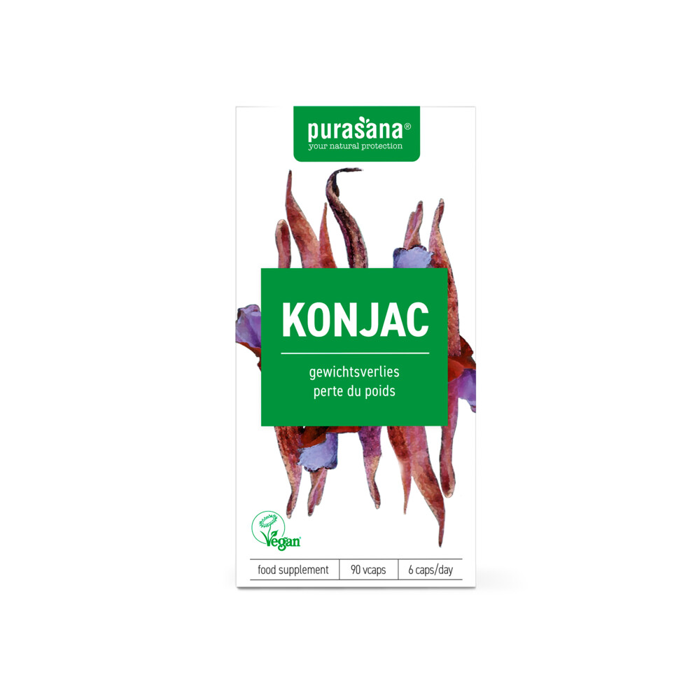 Purasana Konjak Extract 530 mg 90 Vegacapsules
