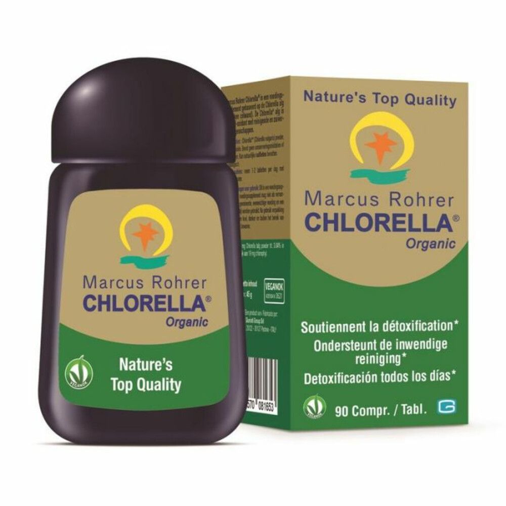 Gratis Verzending: 2x Marcus Rohrer Chlorella Organic 90 tabletten