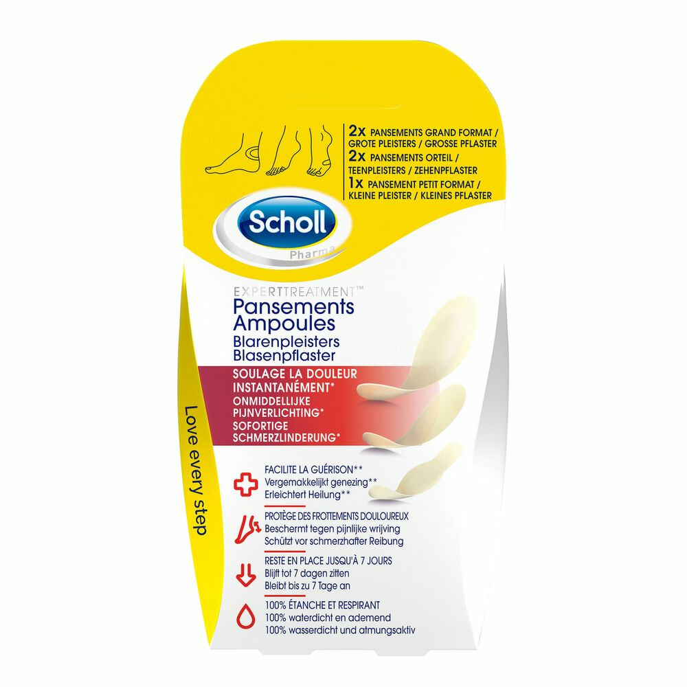 Scholl Pharma Blarenpleisters Mixed 5 stuks