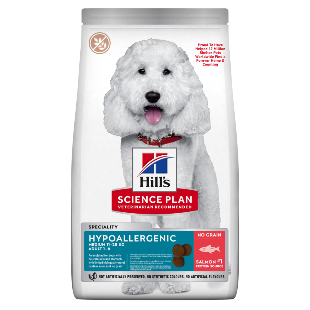 Hill's Dog Medium Salmon Adult Hypoallergenic 2,5 kg