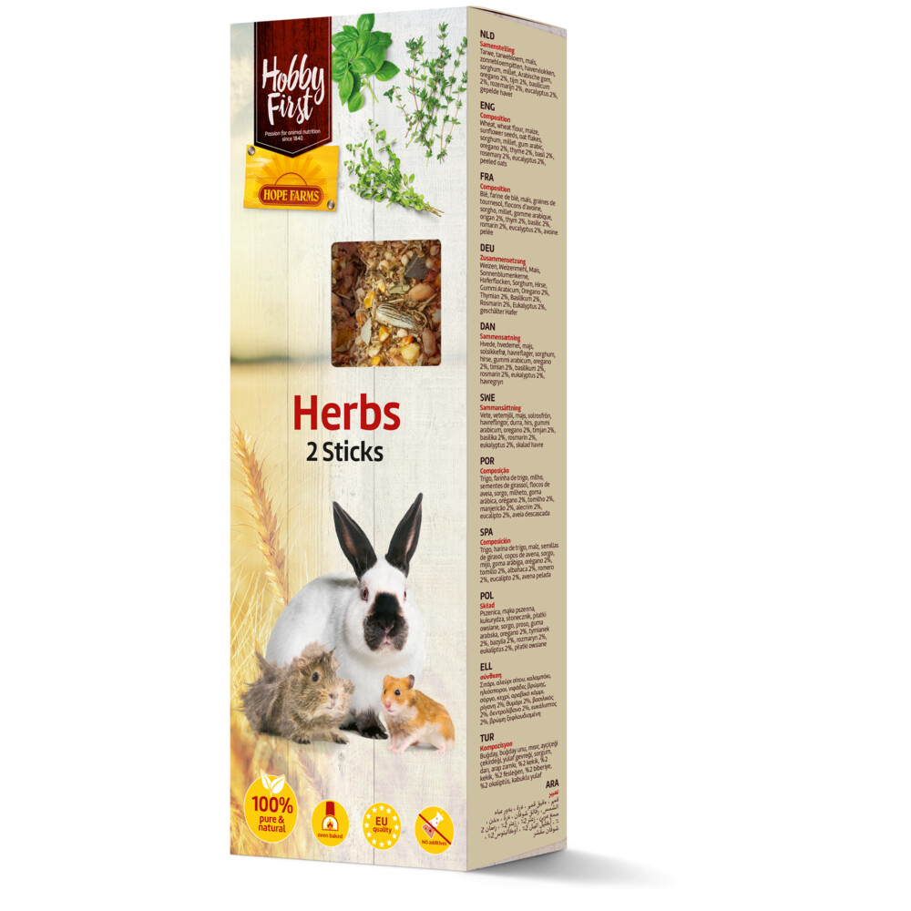 HobbyFirst Hope Farms Sticks Small Animals Herbs 112 gr