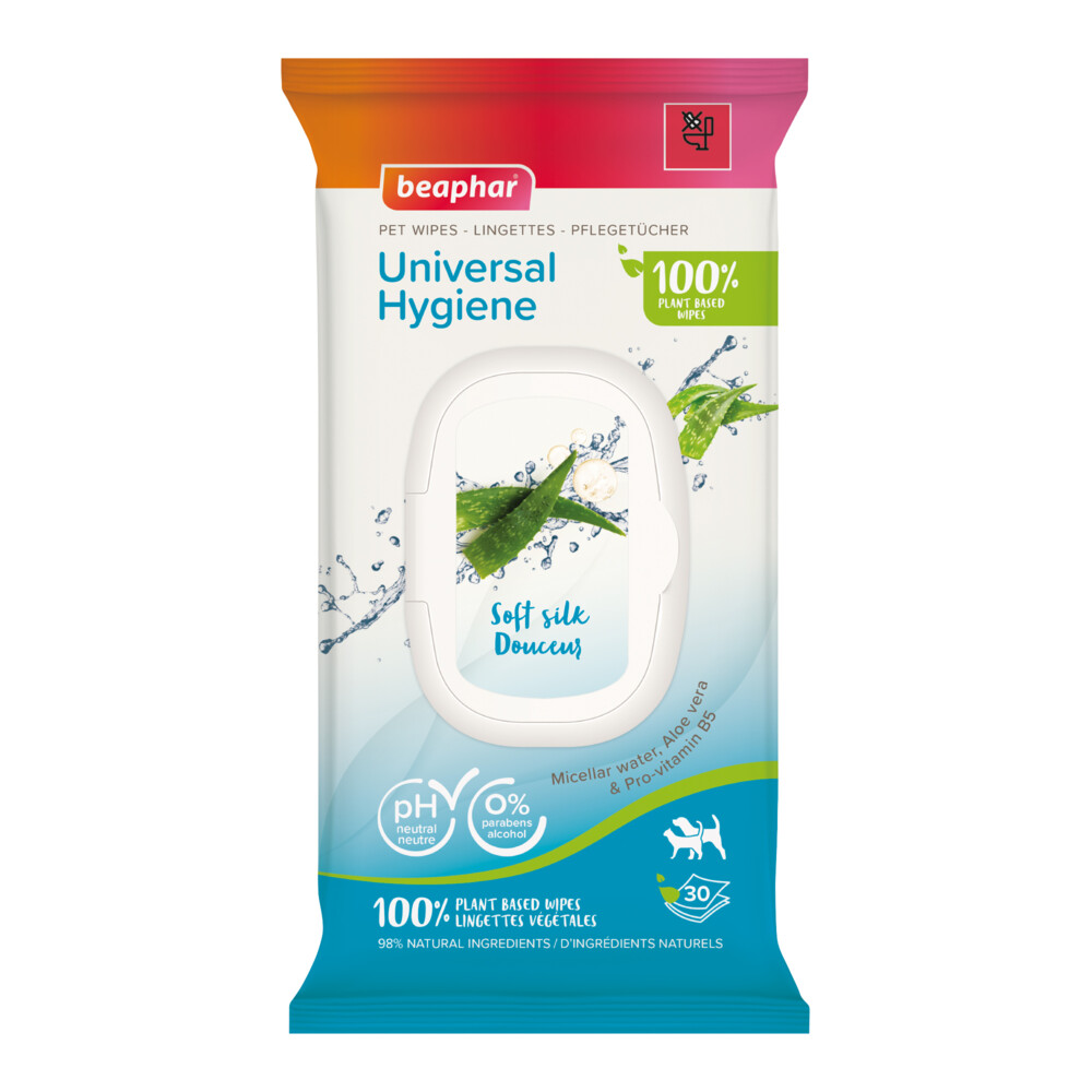10x Beaphar Dierendoekjes Universal Hygiene 30 stuks