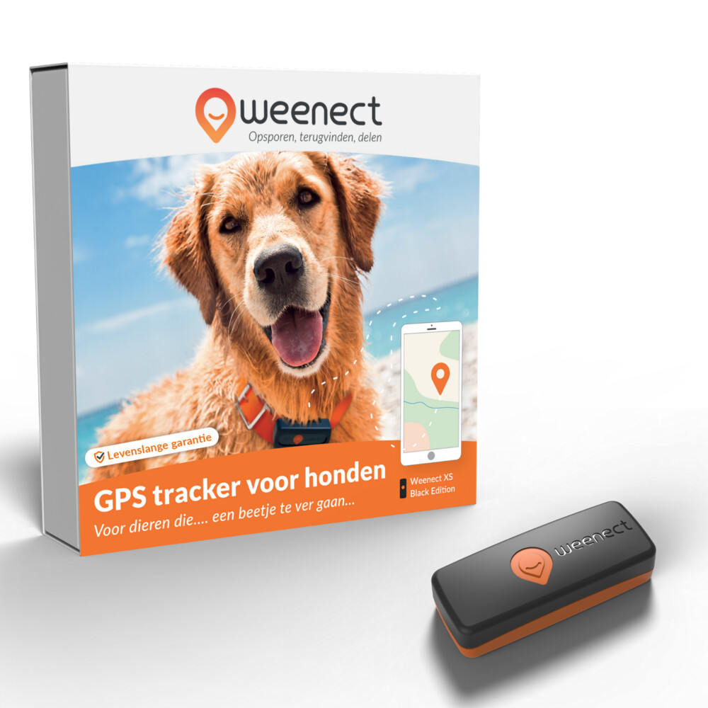 Weenect Gps Tracker Dog Black