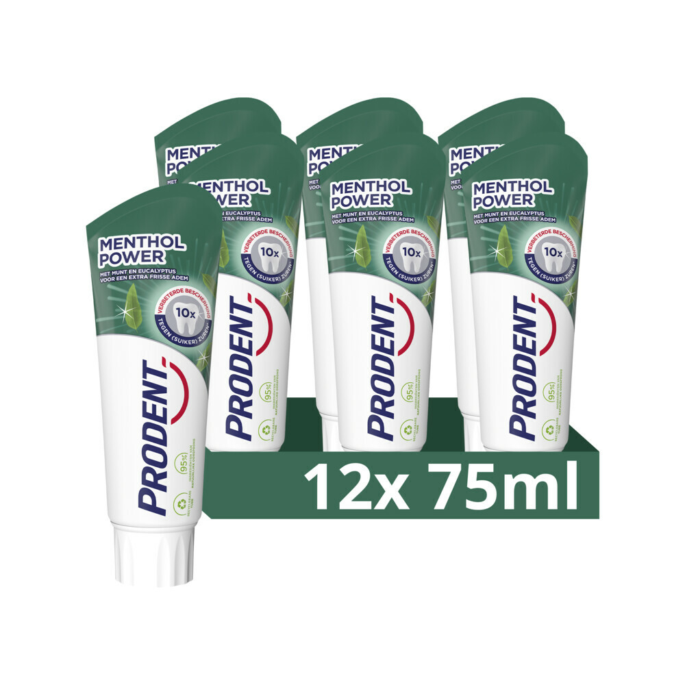 12x Prodent Tandpasta Menthol Power 75 ml